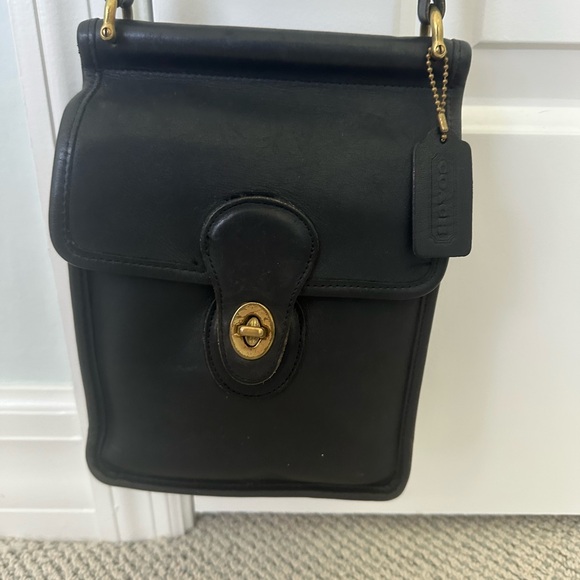 Coach cross body purse - Vintage - Black - Picture 2 of 4
